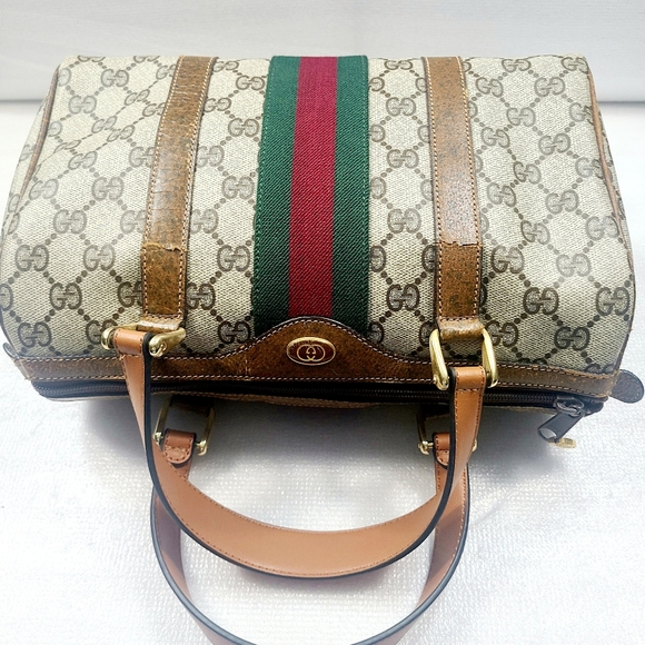 Gucci Leather Satchel Bag - Picture 7 of 11